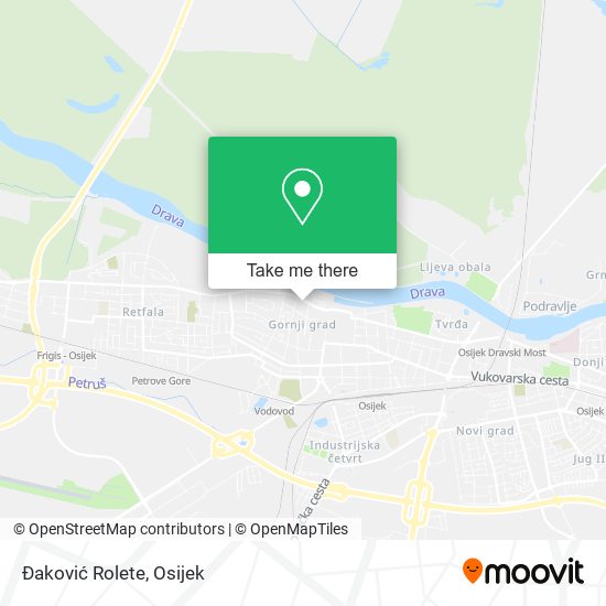 Đaković Rolete map