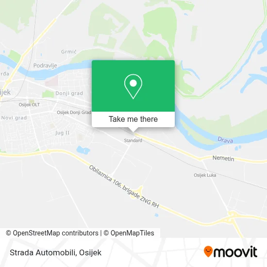Strada Automobili map