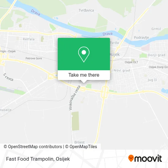 Fast Food Trampolin map