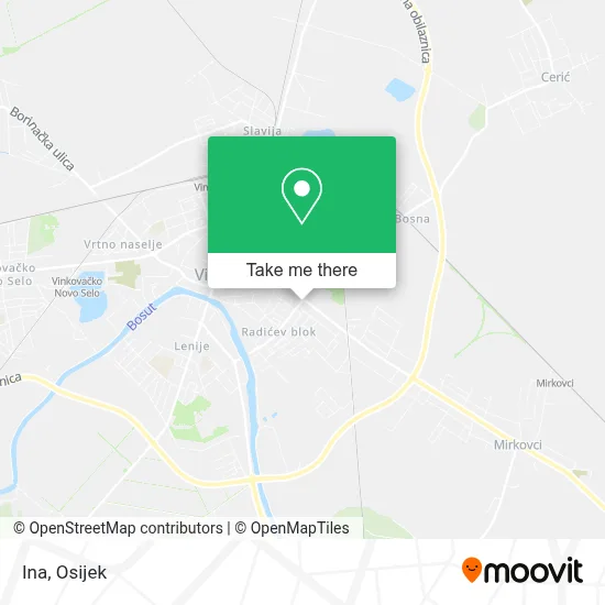 Ina map