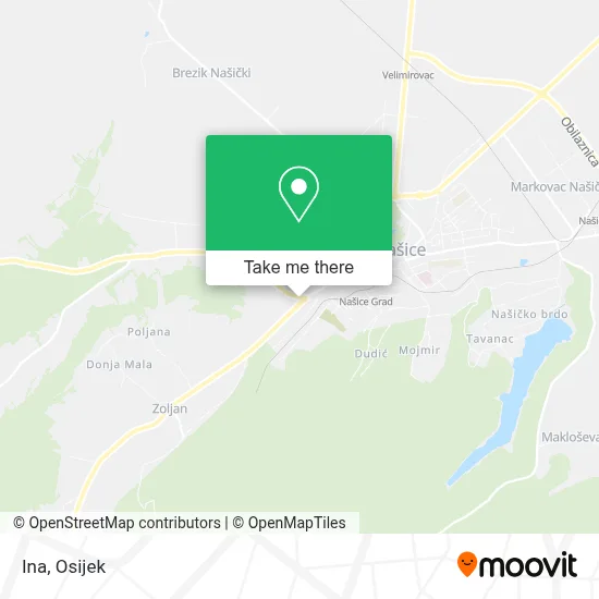 Ina map