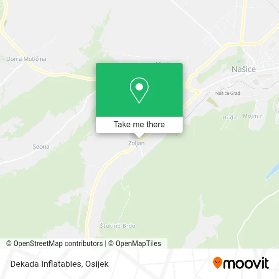 Dekada Inflatables map