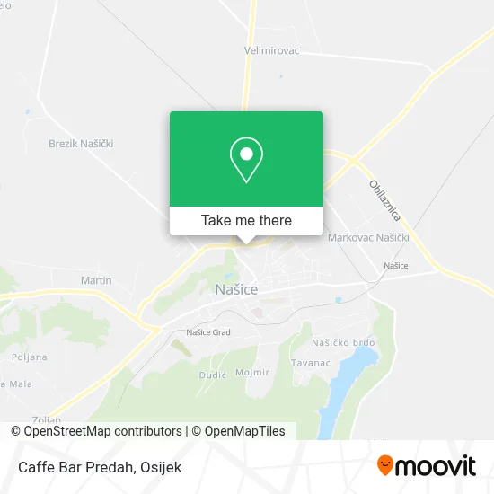 Caffe Bar Predah map