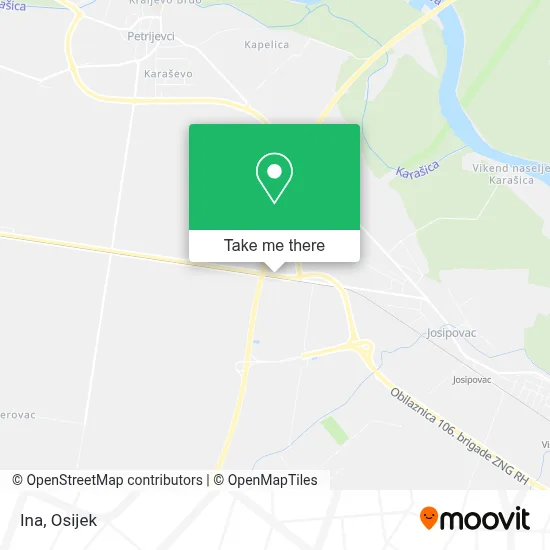 Ina map