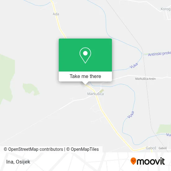 Ina map