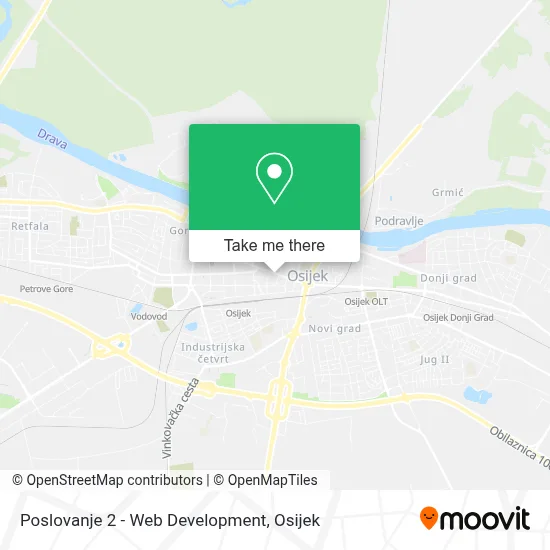 Poslovanje 2 - Web Development map
