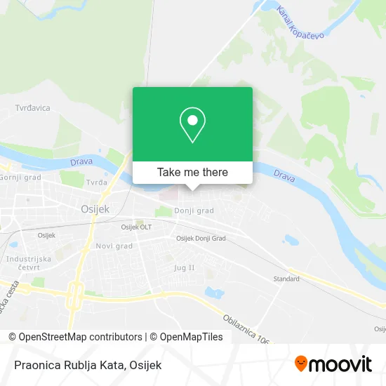 Praonica Rublja Kata map