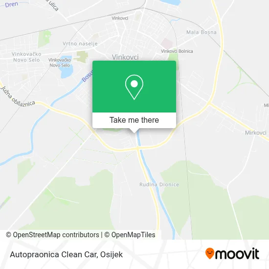 Autopraonica Clean Car map
