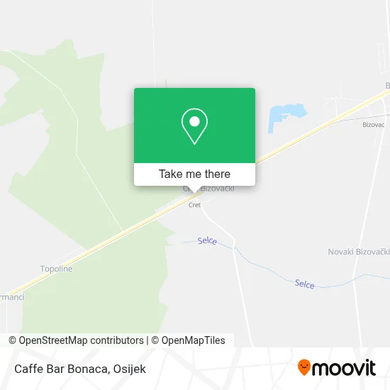 Caffe Bar Bonaca map
