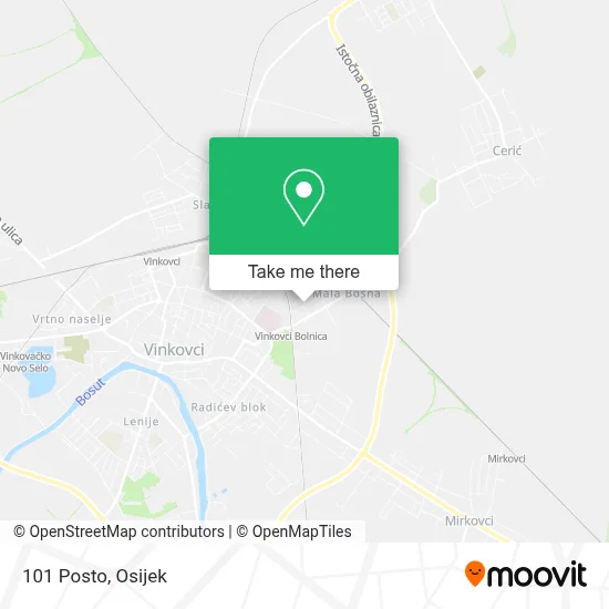 101 Posto map