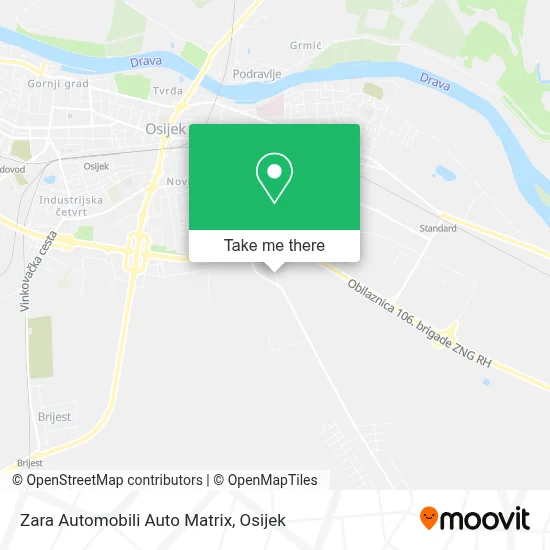 Zara Automobili Auto Matrix map