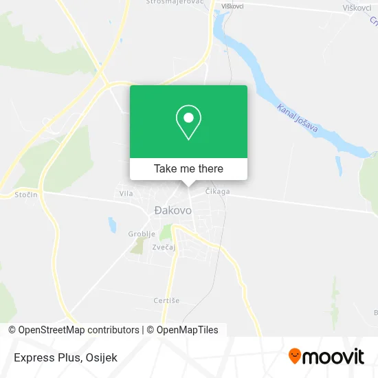 Express Plus map