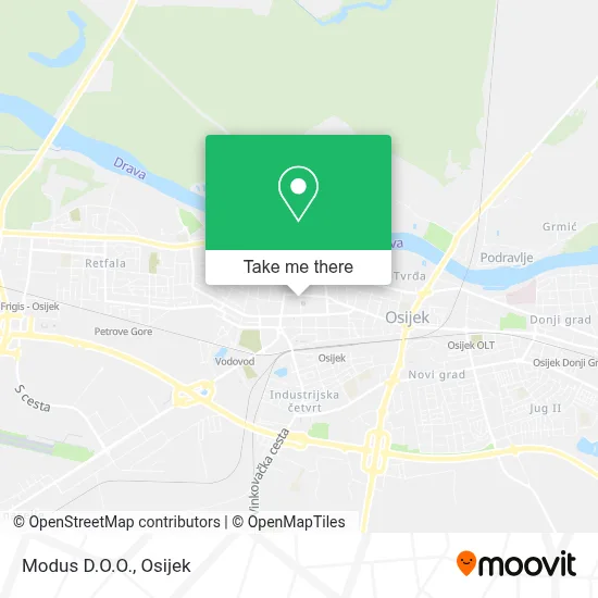 Modus D.O.O. map
