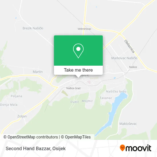 Second Hand Bazzar map