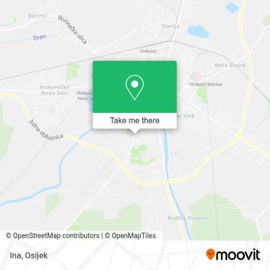 Ina map