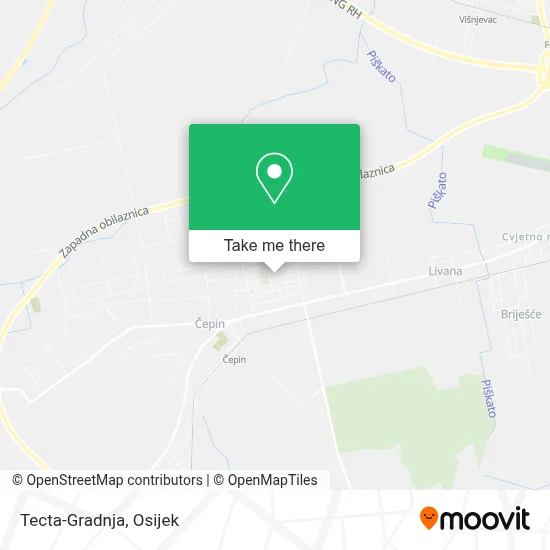Tecta-Gradnja map