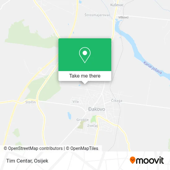 Tim Centar map