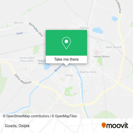 Goads map