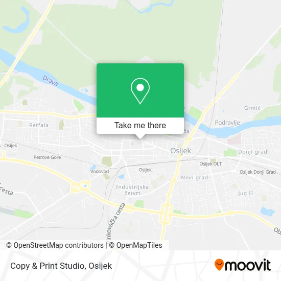 Copy & Print Studio map