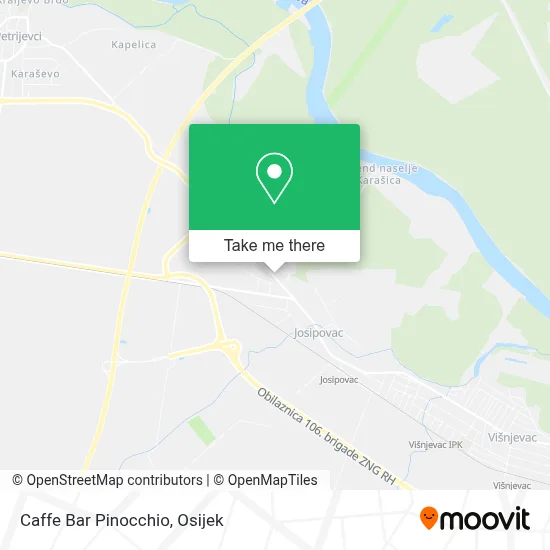 Caffe Bar Pinocchio map