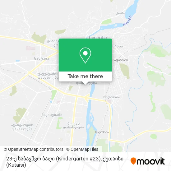 23-ე საბავშვო ბაღი (Kindergarten #23) map