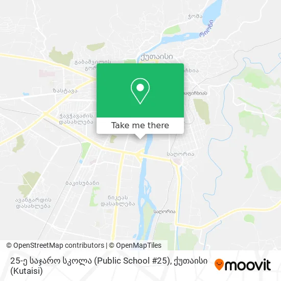 25-ე საჯარო სკოლა (Public School #25) map
