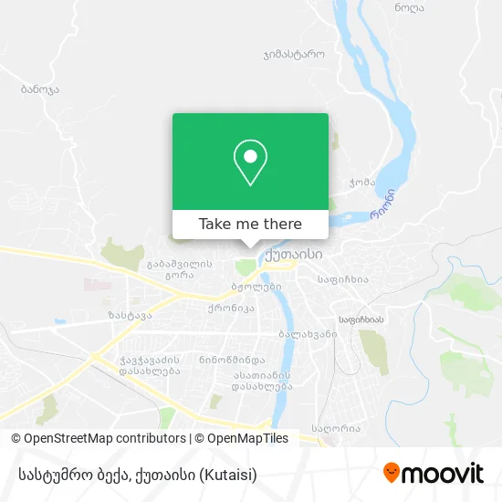 სასტუმრო ბექა map