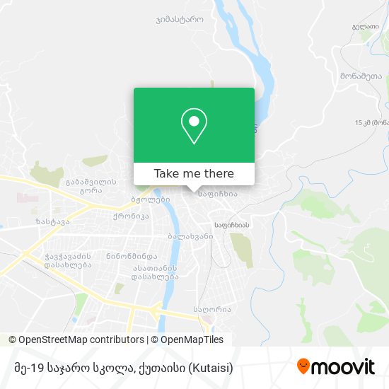 მე-19 საჯარო სკოლა map