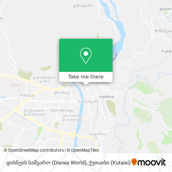 დისნეის სამყარო (Disney World) map