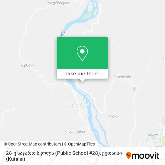 28-ე საჯარო სკოლა (Public School  #28) map
