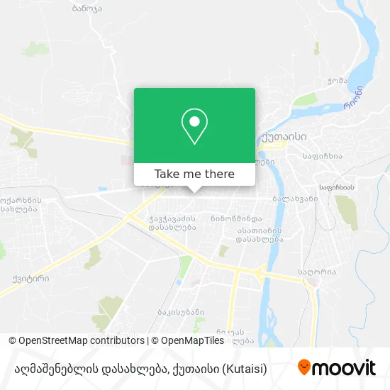 აღმაშენებლის დასახლება map