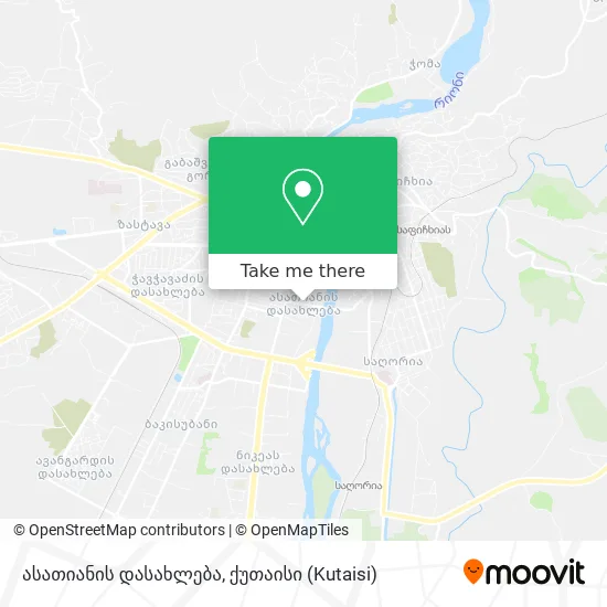 ასათიანის დასახლება map