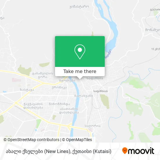 ახალი ქსელები (New Lines) map