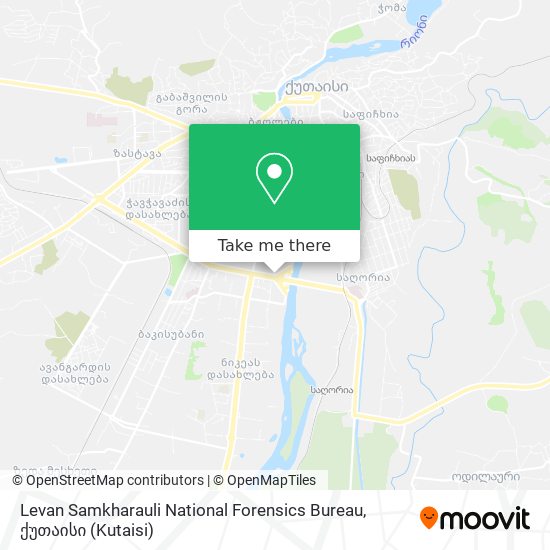 Levan Samkharauli National Forensics Bureau map