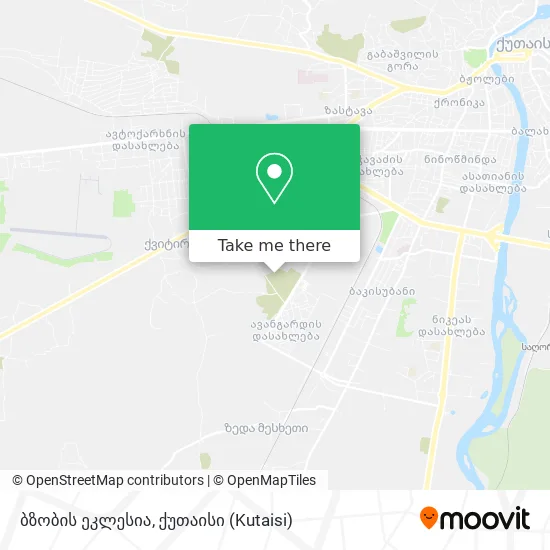 ბზობის ეკლესია map
