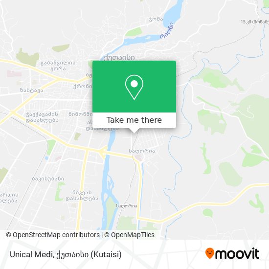 Unical Medi map