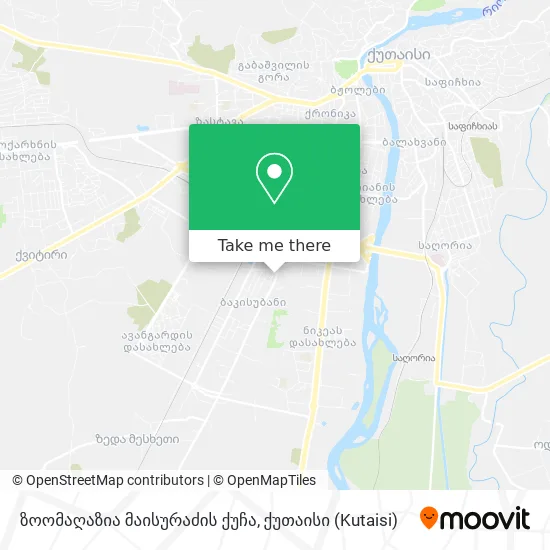 ზოომაღაზია მაისურაძის ქუჩა map