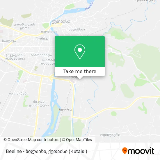 Beeline - ბილაინი map