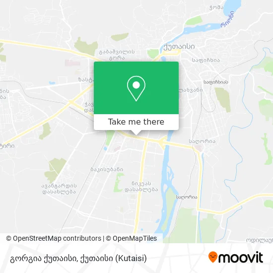 გორგია ქუთაისი map
