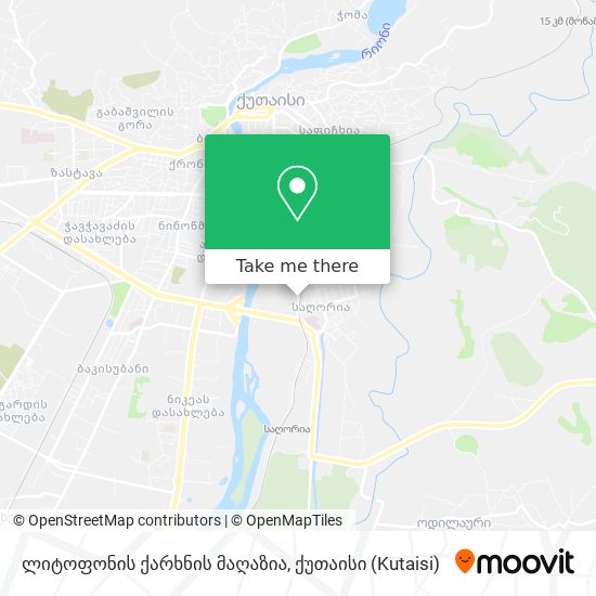 ლიტოფონის ქარხნის მაღაზია map