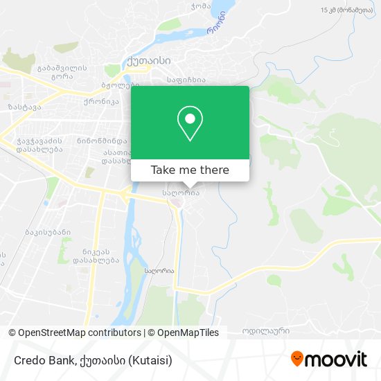 Credo Bank map