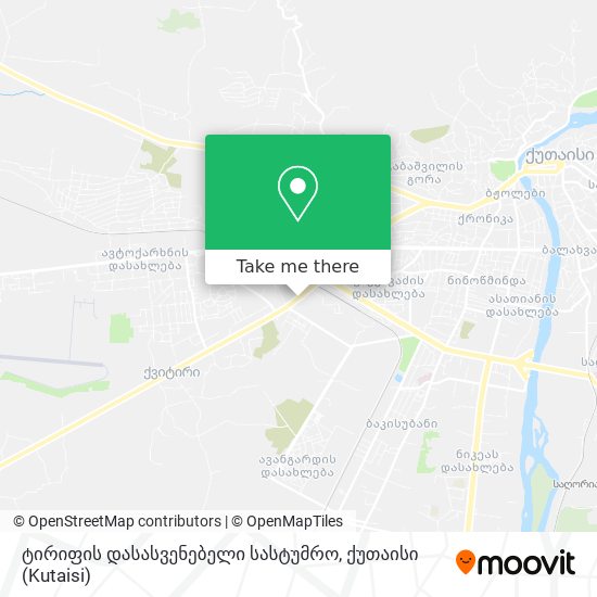 Карта ტირიფის დასასვენებელი სასტუმრო