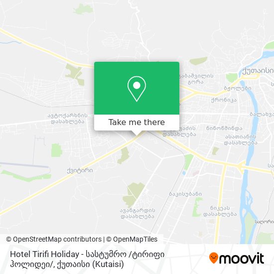 Hotel Tirifi Holiday - სასტუმრო /ტირიფი ჰოლიდეი/ map