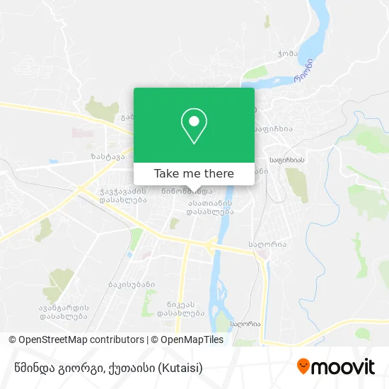 წმინდა გიორგი map