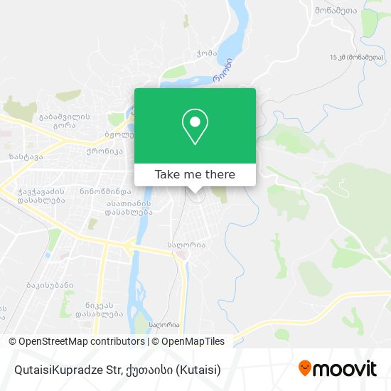 QutaisiKupradze Str map