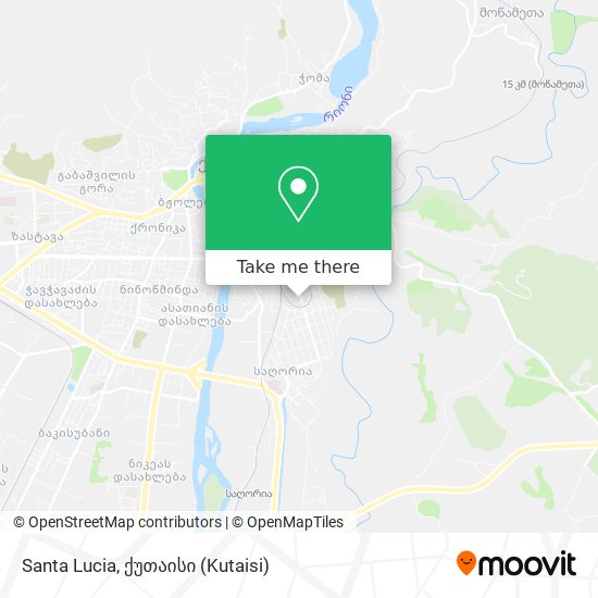Santa Lucia map