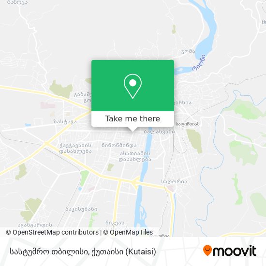 სასტუმრო თბილისი map