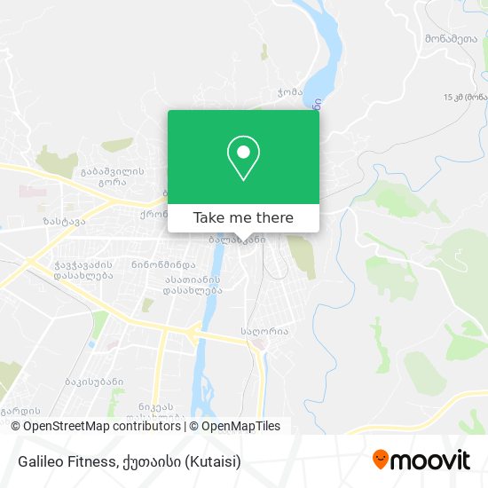 Galileo Fitness map
