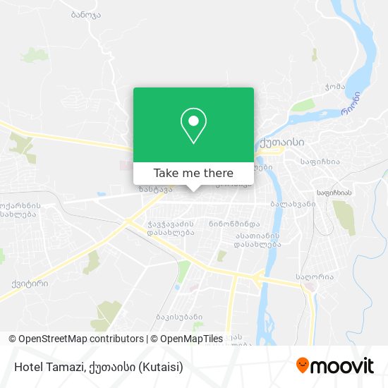 Hotel Tamazi map