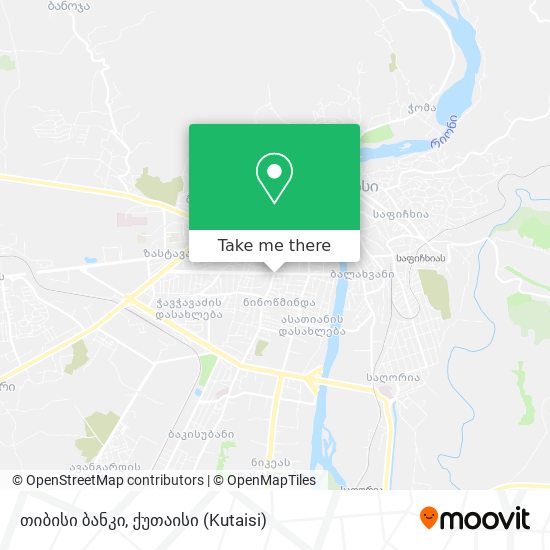 თიბისი ბანკი map